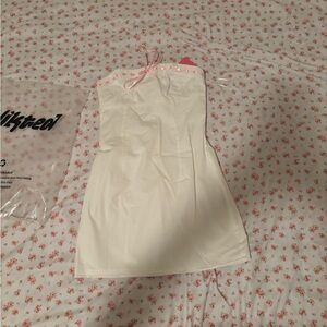 edikted white mini dress